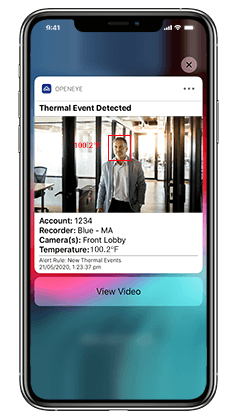 Thermal Camera Event iOS Thermal Camera Event iOS