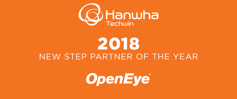 OpenEye Recognized by Hanwha for Commitment to Open Cloud Platform