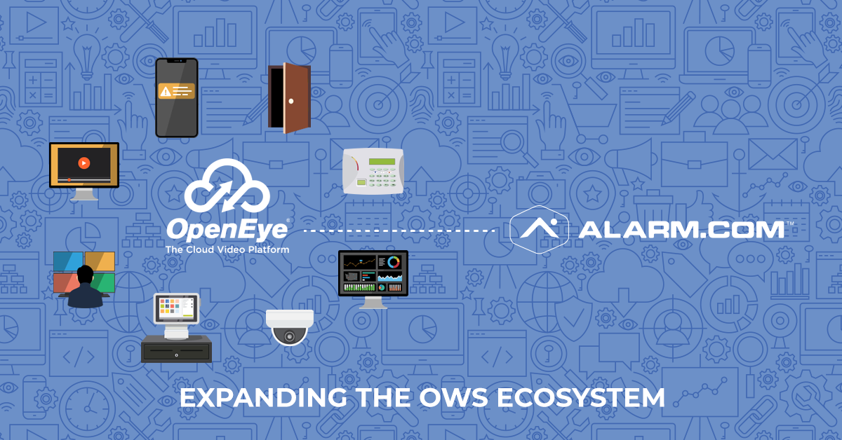 OpenEye, Alarm.com integration delivers enhanced video verification of intrusion and alarm events